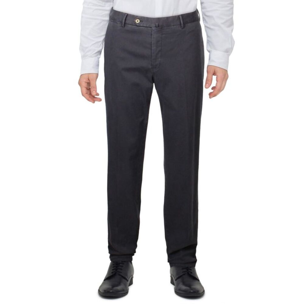 TORIN OPIFICIO Mens Navy Flat Front, Chino Pants 52